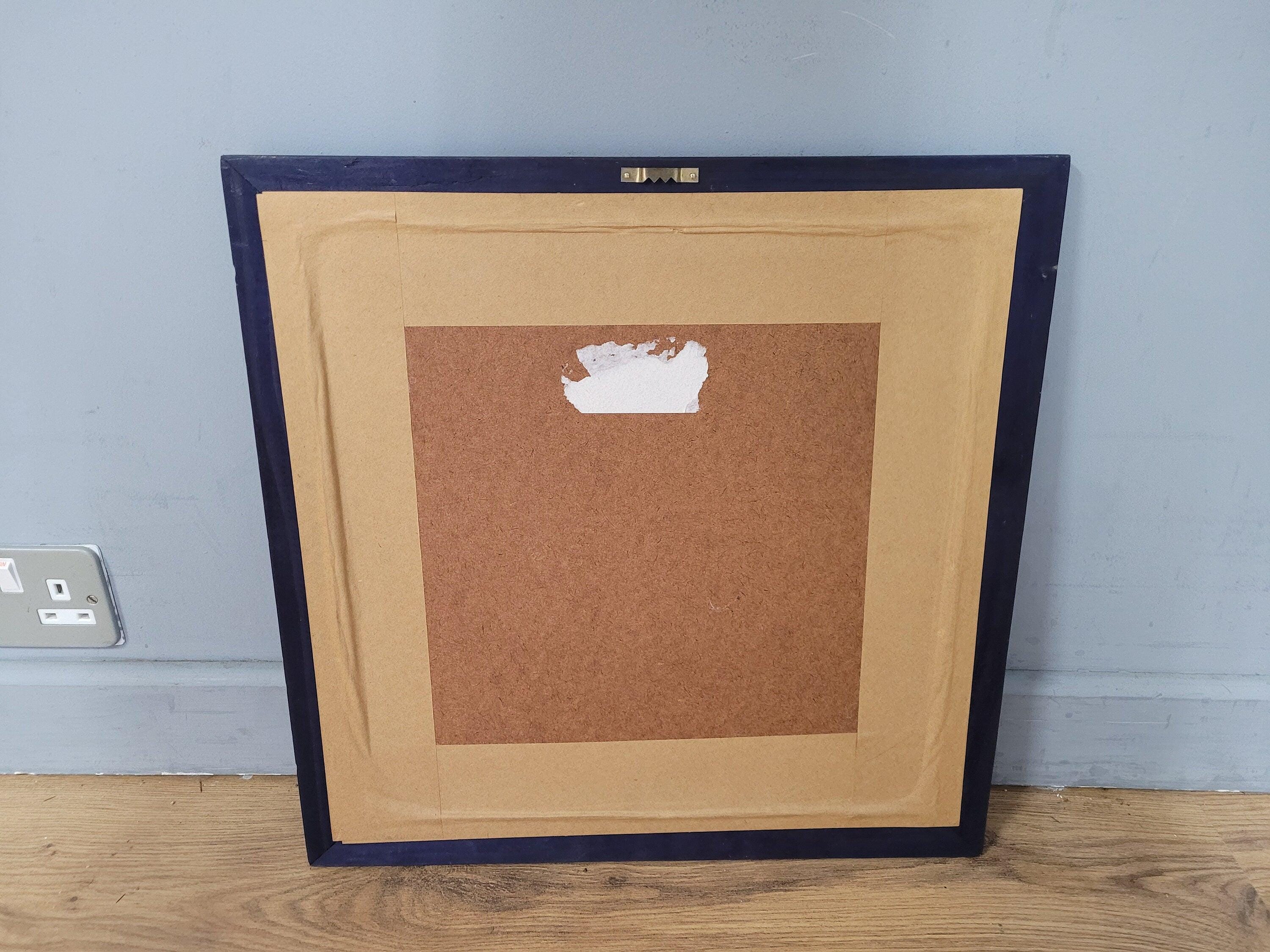 Original Framed Picture Of Rhino Signed Frieda #4