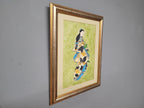 Framed Watercolour Of Geisha After Kaigetsigetsudo Anchi By Sylvia Barnston