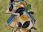 Framed Watercolour Of Geisha After Kaigetsigetsudo Anchi By Sylvia Barnston
