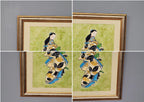 Framed Watercolour Of Geisha After Kaigetsigetsudo Anchi By Sylvia Barnston
