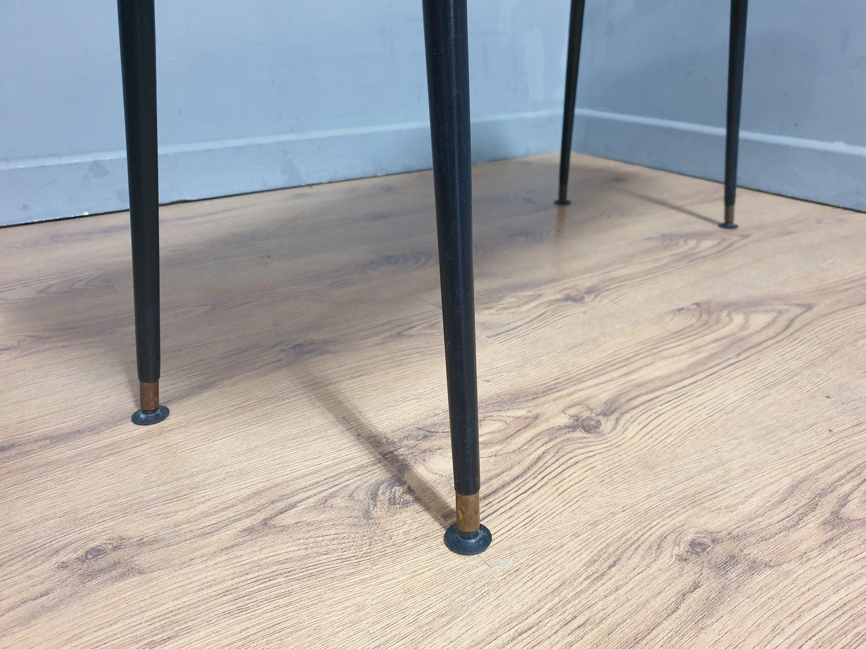 Mid Century Rectangle Shape Pin Leg Coffee Table Retro Chic