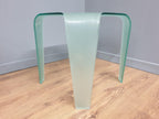 Modernist Curved Frosted Glass Square Coffee Table 2 Available