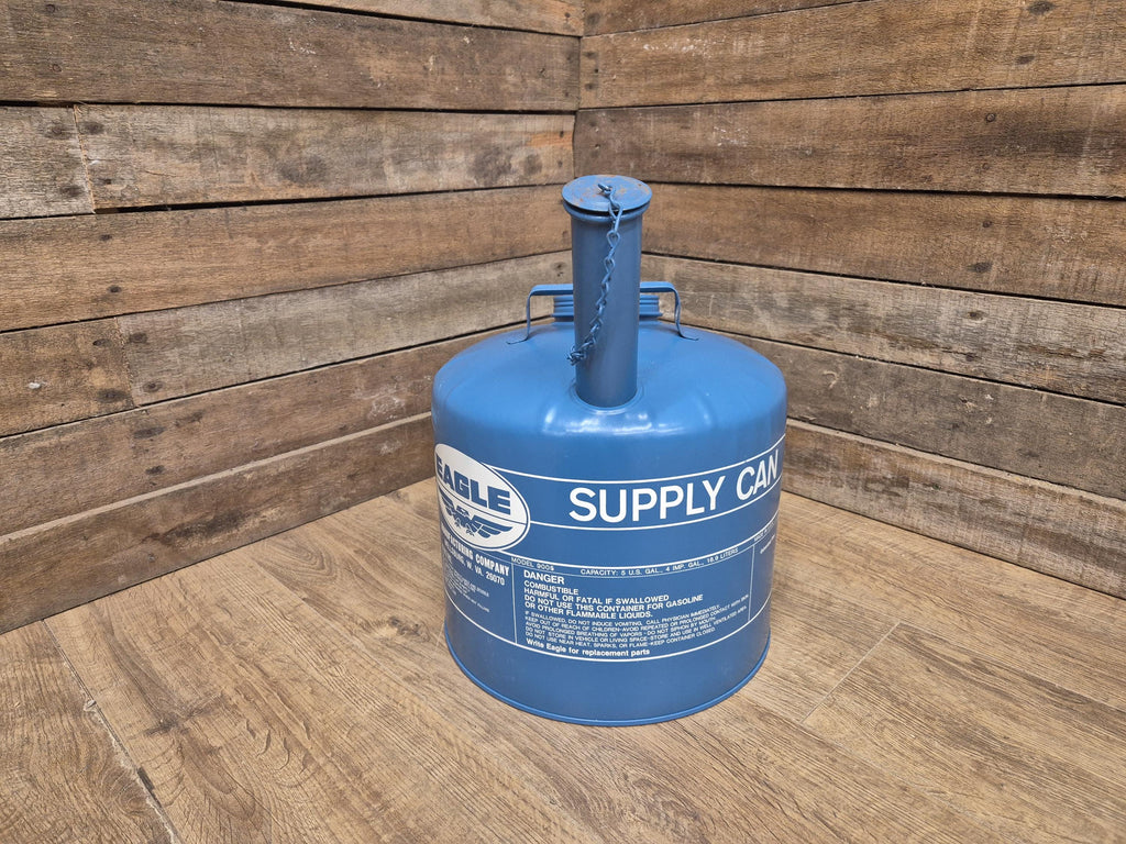 USA Eagle Petrol Diesel Supply Can USA Blue Four Imperial Gallon Jerry Can
