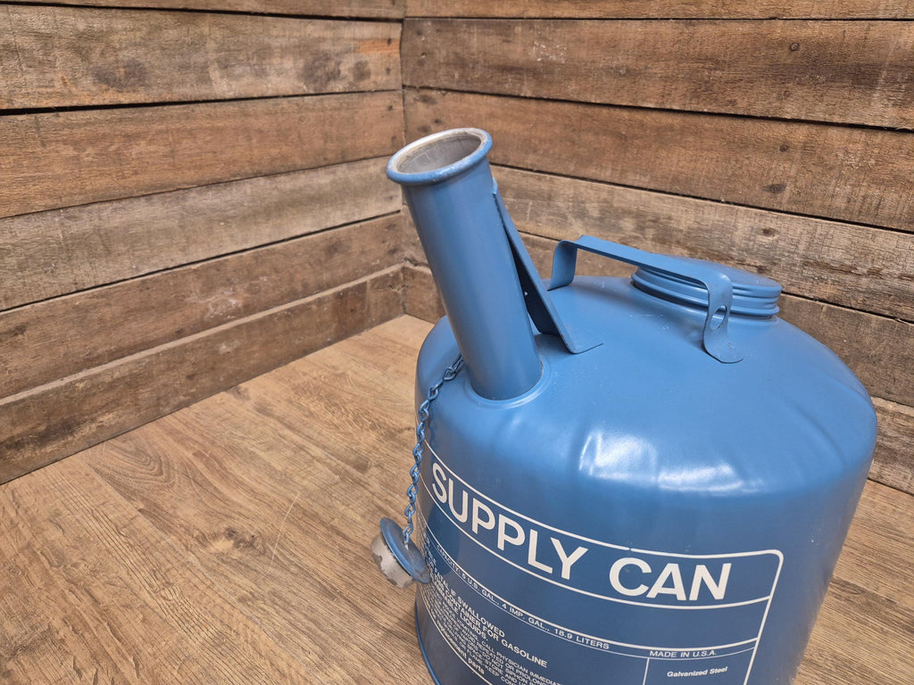 USA Eagle Petrol Diesel Supply Can USA Blue Four Imperial Gallon Jerry Can