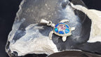 Vintage Sterling Silver Turtle Pendant Charm