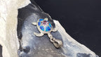 Vintage Sterling Silver Turtle Pendant Charm
