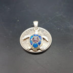 Vintage Sterling Silver Turtle Pendant Charm