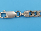 Vintage Sterling Silver Chunky Curb Link Chain Necklace 25.5g 25cm Long