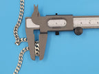 Vintage Sterling Silver Chunky Curb Link Chain Necklace 25.5g 25cm Long