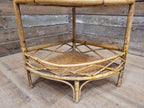 Antique Three Tier Corner Bamboo Whatnot Plant Stand