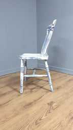 Hand Painted Up-cycled Shabby Chic Kitchen Chair Distressed Chair
