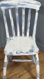 Hand Painted Up-cycled Shabby Chic Kitchen Chair Distressed Chair