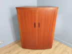 Fab! Mid Century Turnidge of London Teak Fold Out Bar Fits Corner *RARE*