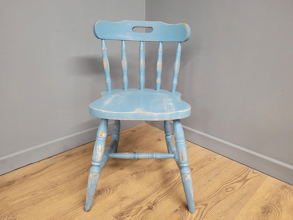 Up-cycled Hand Painted Shabby Chic Kitchen Chair Distressed Chair