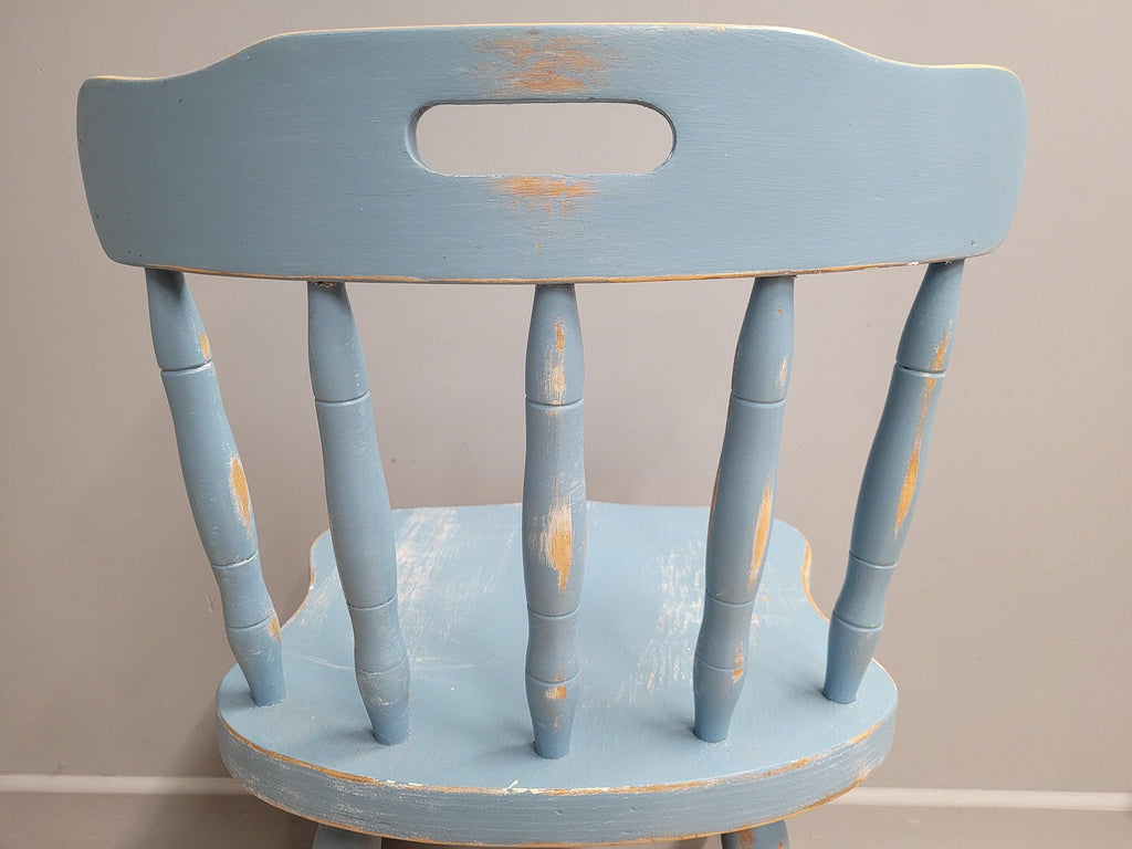 Up-cycled Hand Painted Shabby Chic Kitchen Chair Distressed Chair