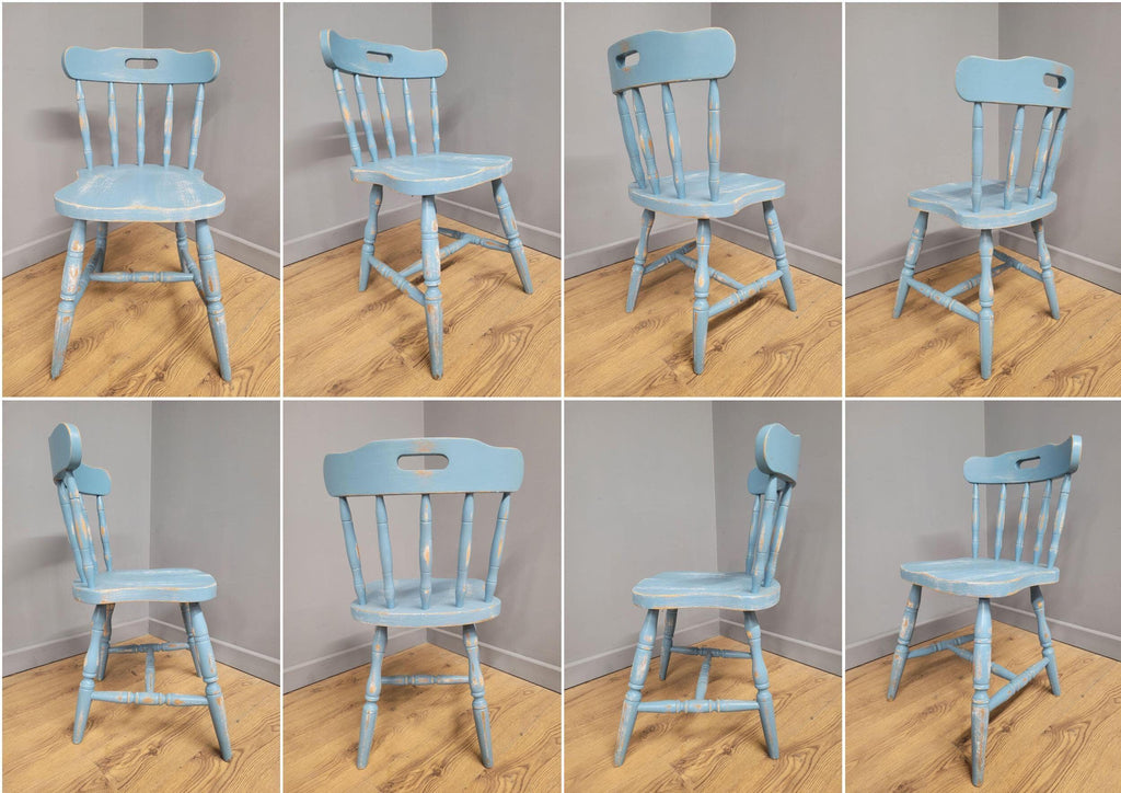 Up-cycled Hand Painted Shabby Chic Kitchen Chair Distressed Chair