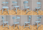 Up-cycled Hand Painted Shabby Chic Kitchen Chair Distressed Chair