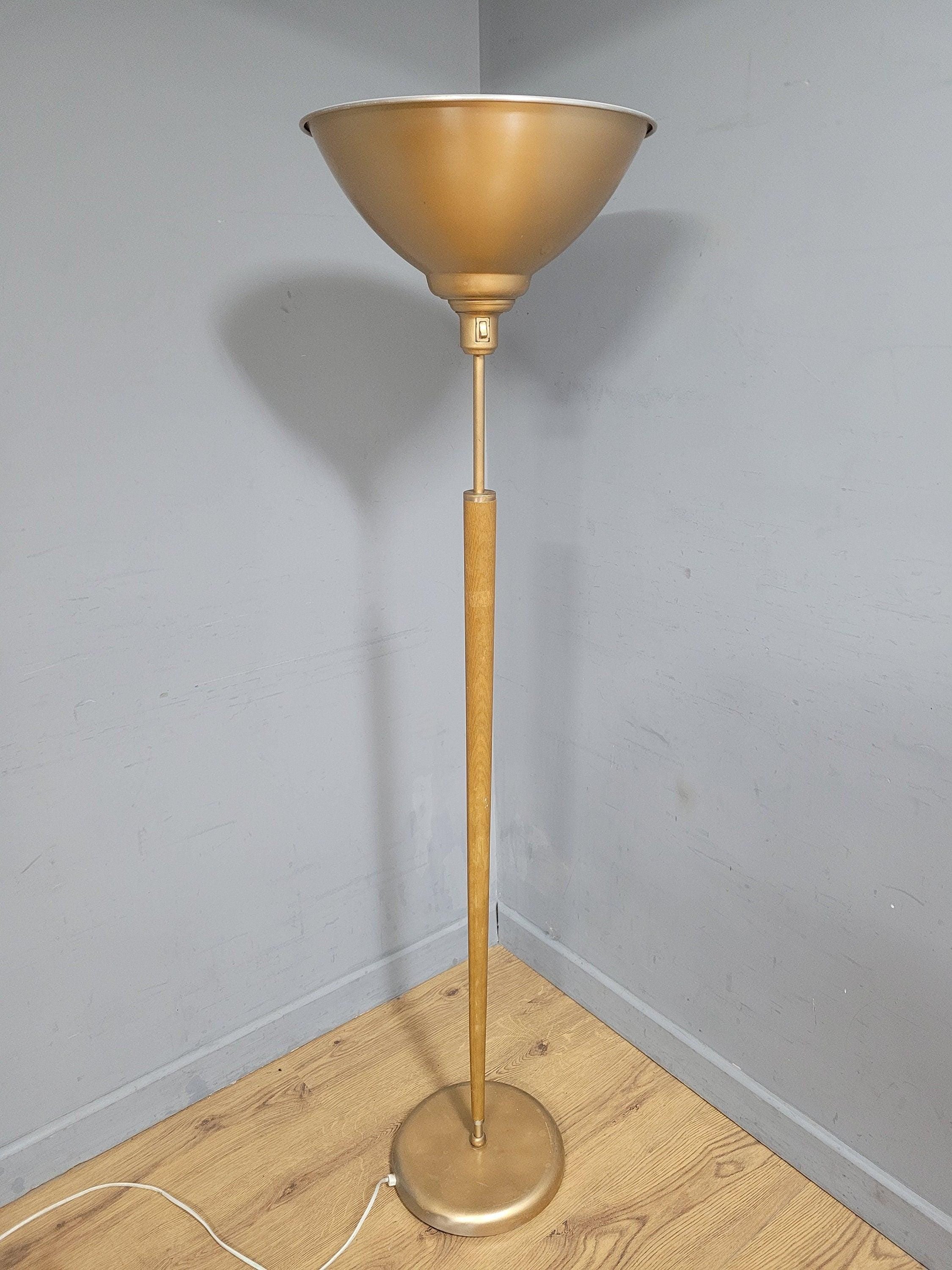Vintage Metal Mid Century Style Up-Light Standard Lamp