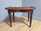 Vintage Mahogany Butlers Tray Side Table With Serving Tray Drinks Table