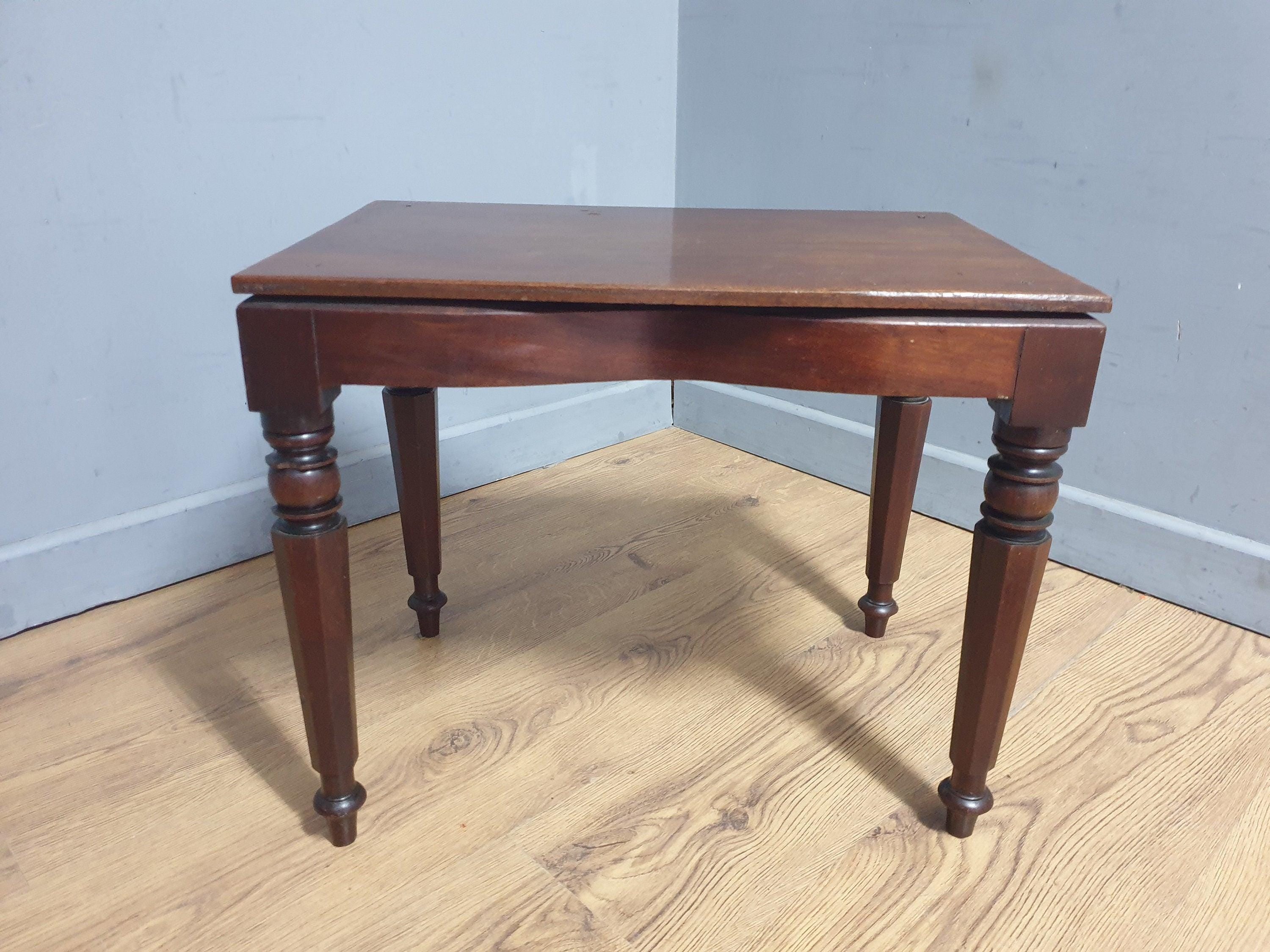 Vintage Mahogany Butlers Tray Side Table With Serving Tray Drinks Table