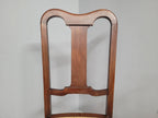 Antique Arts And Crafts Wood Framed Bergere Seat Hall Bedroom Chair