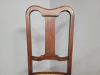 Antique Arts And Crafts Wood Framed Bergere Seat Hall Bedroom Chair