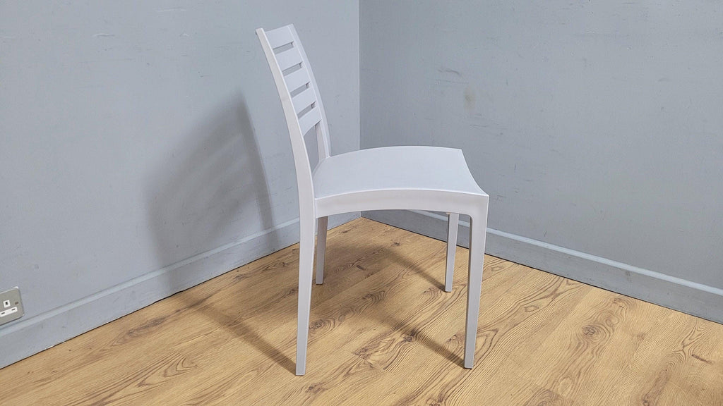 Funky Fun Lightweight Modern Designed Grey Polypropylene Office, Bedroom Chair