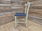 Vintage Upcycled Geometric Designed Decoupage Bedroom Hall Living Room Chair