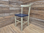 Vintage Upcycled Geometric Designed Decoupage Bedroom Hall Living Room Chair