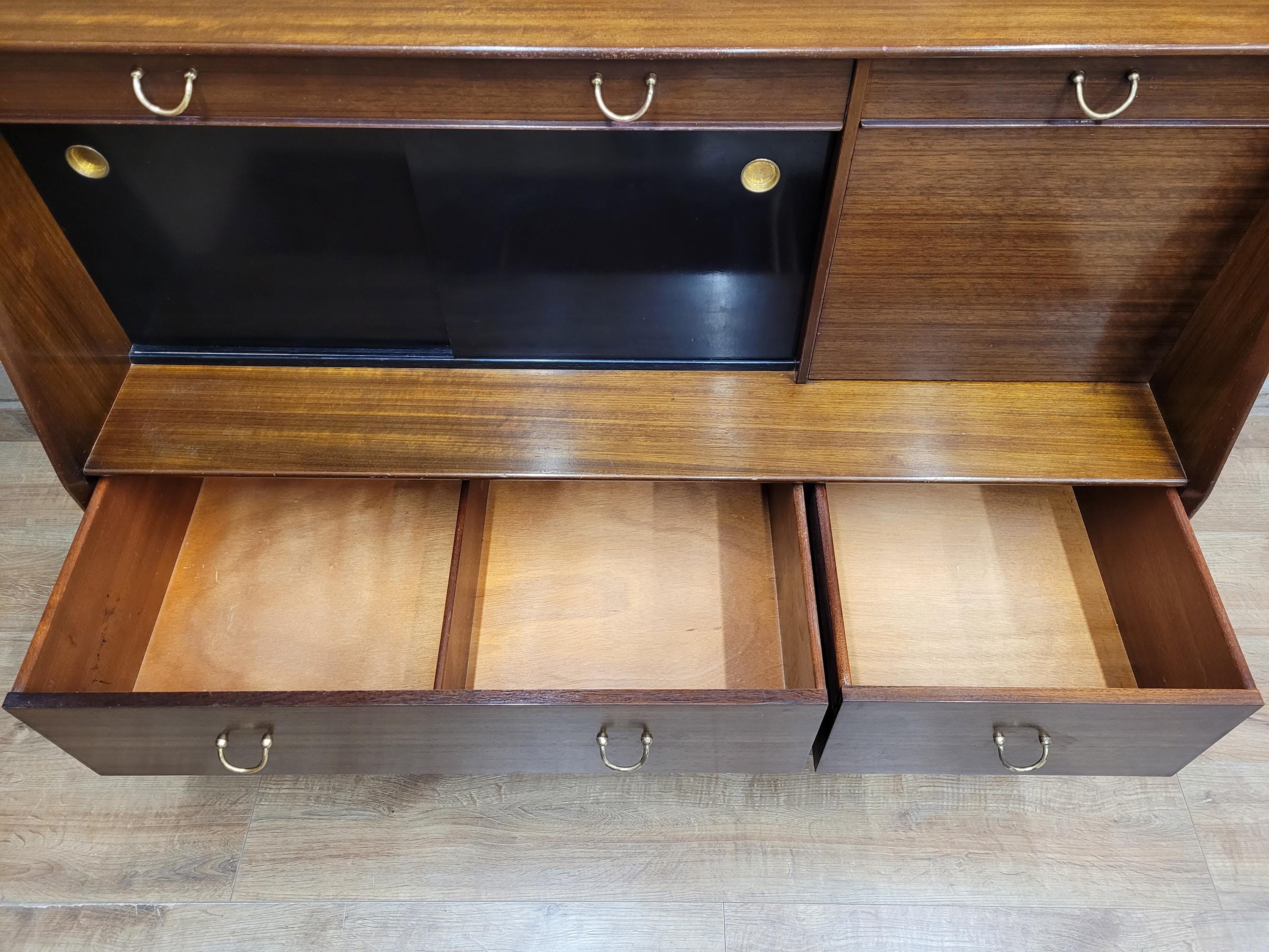 Mid Century Highboard Librenza Tola G Plan Sideboard E Gomme Cocktail Cabinet