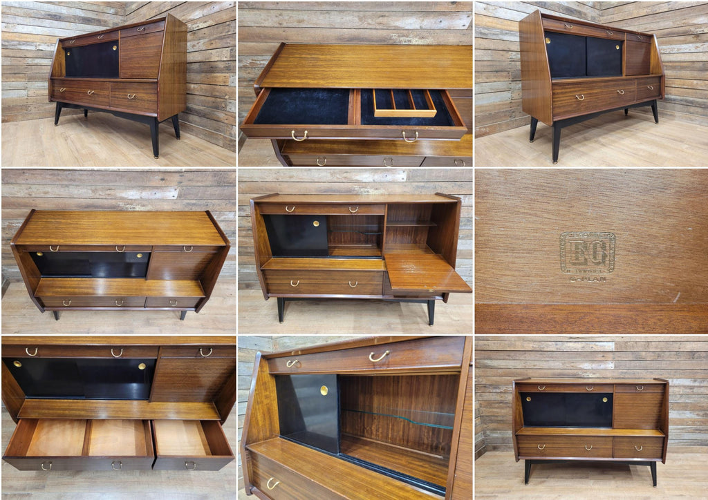 Mid Century Highboard Librenza Tola G Plan Sideboard E Gomme Cocktail Cabinet