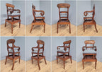 Antique Regency Mahogany Childs Chair On Stand High Chair