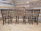 10 Vintage CC41 Herbert E Chapple Utility Chairs Elm & Beech Dining Chairs