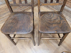 10 Vintage CC41 Herbert E Chapple Utility Chairs Elm & Beech Dining Chairs