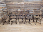 10 Vintage CC41 Herbert E Chapple Utility Chairs Elm & Beech Dining Chairs