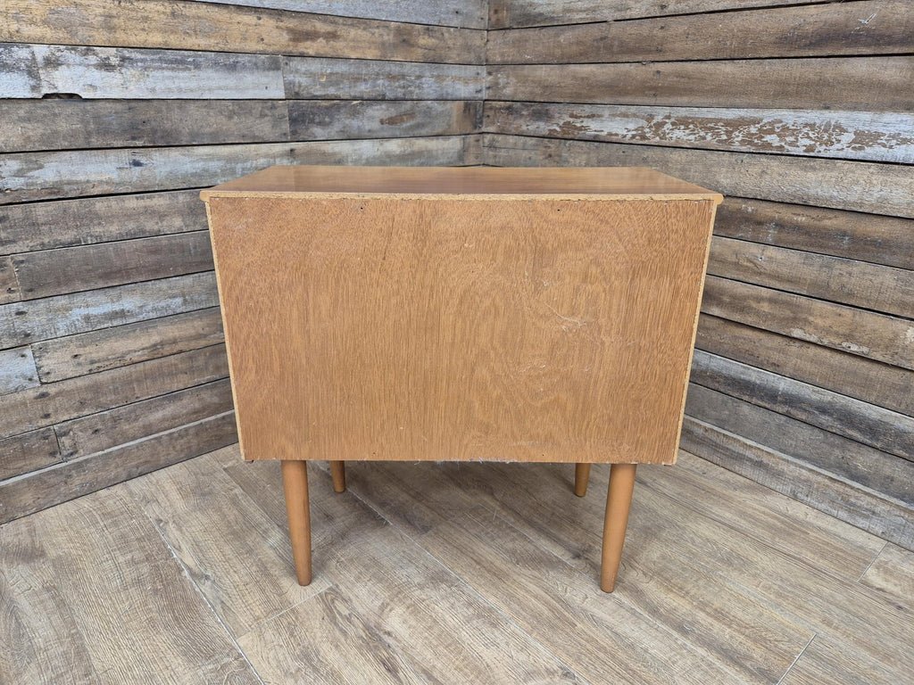 Retro Cool Mid Century Three Drawer Vintage Chest of Drawers Pin Legs