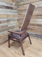 Contemporary Wicker Back Bedroom Chair Bucket Armchair