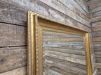 Vintage Bevel Edge Gold Framed Gilt Style Large Ornate Mantle Wall Mirror