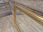 Vintage Bevel Edge Gold Framed Gilt Style Large Ornate Mantle Wall Mirror