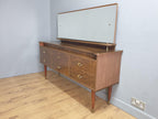 Mid Century Retro Formica Sideboard Long John Credenza Dressing Table Pin Legs