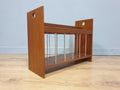 Mid Century Modern Danish Unique Teak Magazine Rack