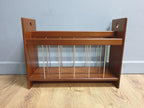 Mid Century Modern Danish Unique Teak Magazine Rack