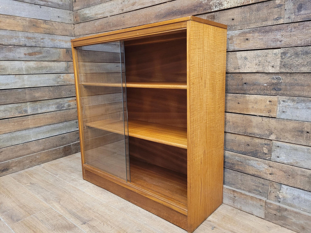 Vintage Legate Teak Display Cabinet with Glass Doors Mid Century 1970s Retro