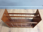 Mid Century Modern Danish Unique Teak Magazine Rack