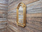 Vintage Gilt Arch Wall Mirror Ornate Gold Framed Decorative Mirror