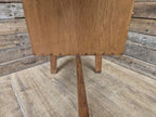 Vintage Distressed Office Study Industrial Library Desk Two Drawers With Key