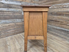 Vintage Distressed Office Study Industrial Library Desk Two Drawers With Key
