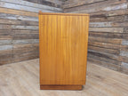 Mid Century M.O.D Industrial Teak Chest of Drawers 2 Over 3 Ex Military Storage