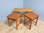 Mid Century Teak Nest of Coffee Table Retro Chic