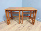 Mid Century Teak Nest of Coffee Table Retro Chic